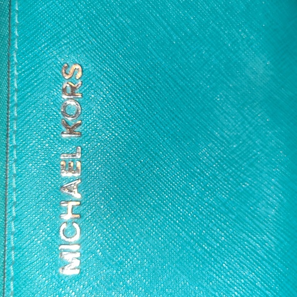 Michael Kors☆ Teal Hamilton Bag & wallet - Picture 7 of 14